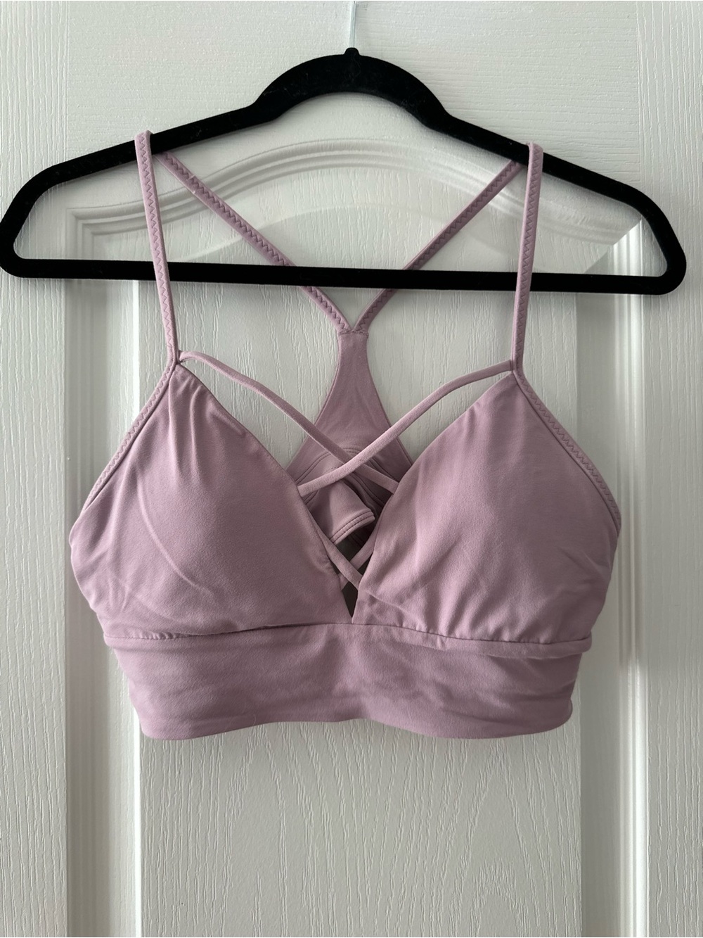 lululemon athletica Light Mauve Strappy Sports Bra